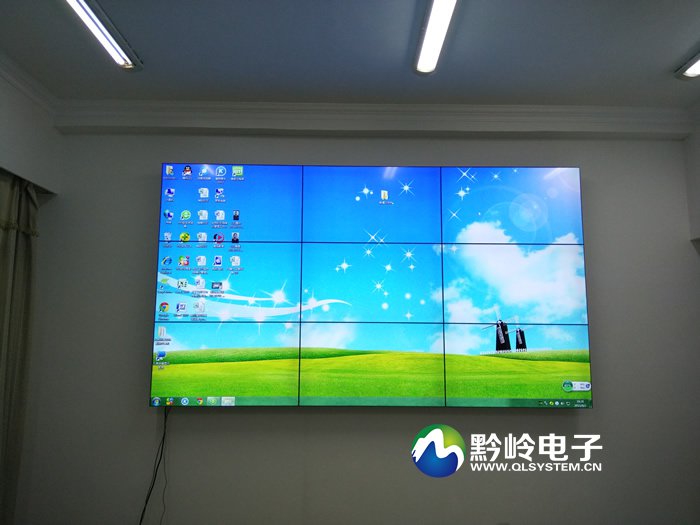 剑河县政府监控中心3X3液晶拼接屏项目完美竣工