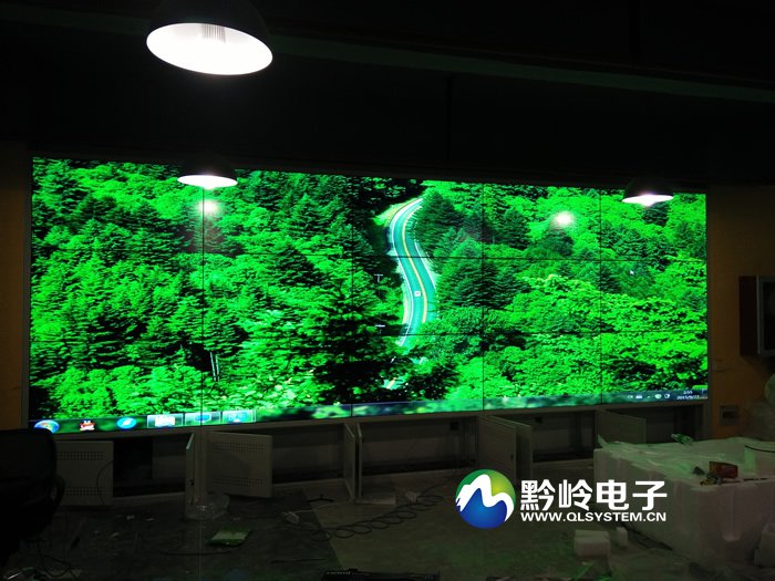贵阳市乌当区大数据中心液晶拼接大屏项目完工